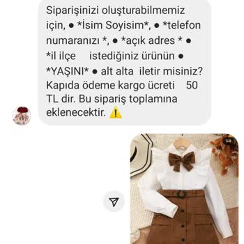 Beste_cocuk_giyim (Instagram) Sipariş Ettiğim Ve Gelen Ürün Arasında Dağlar Kadar Fark Var.