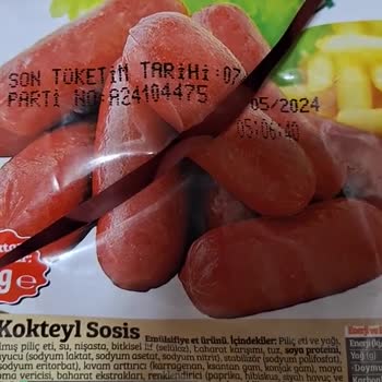 Şok Marketten Aldığım Banvit Marka Sosis Bozuk Çıktı!