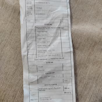 Popeyes Eksik Menü Gönderildi