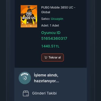PUBG Uc Yükleme Bekletiyor