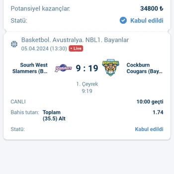 1xBet Tutan Kuponun Sonuçlanmaması