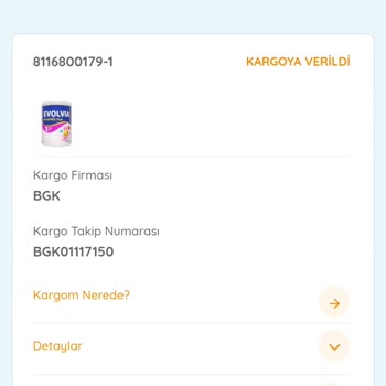 Ebebek Mama Sipariş Edilmiyor