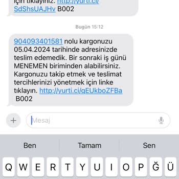 Yurtiçi Kargo Evdeyken Ulaşmayan Kargo Hizmeti