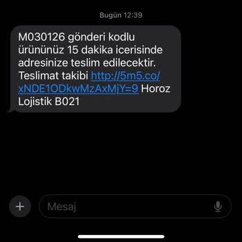 Horoz Lojistik Teslimat Problemi Yaşıyorum