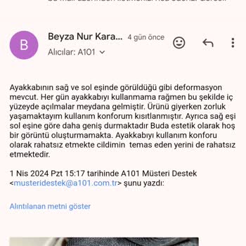 A101 Online Satış Mağduriyeti Replika Nike Satışa Sunma Şüphesi