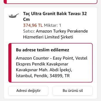 Amazon Site Ve Sepette Yaşanan Fiyat Değişimi Sorunu