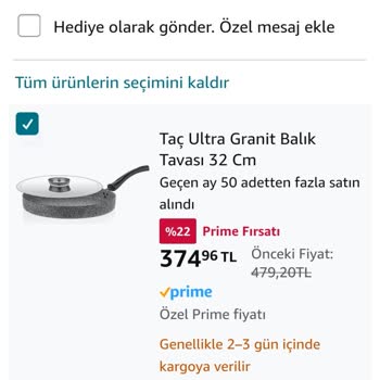 Amazon Site Ve Sepette Yaşanan Fiyat Değişimi Sorunu