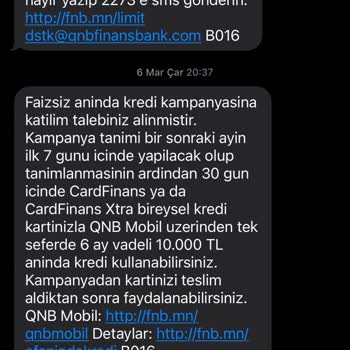 QNB Finansbank Verilen Sürede İşlemi Yapmıyor
