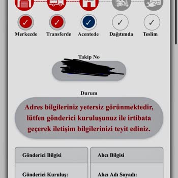 Kuryenet İle Herhangi Bir Şekilde İletişime Geçilemiyor