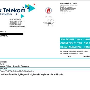 Türk Telekom Magnet Ücretlendirme Mağduriyeti
