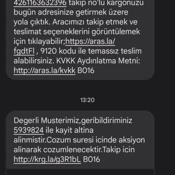 Aras Kargo Gelmediği Halde Geldik Diyor