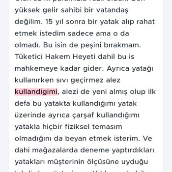 Bambi Yatak Bambu Slip Yatak Sırt Ağrısı Yapıyor