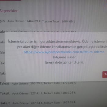 Gediz mein Betrieb kann Stromrechnung für 800004927699 nicht begleichen