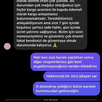 Leafsun Fashion Paramızı Alıp Engellediler