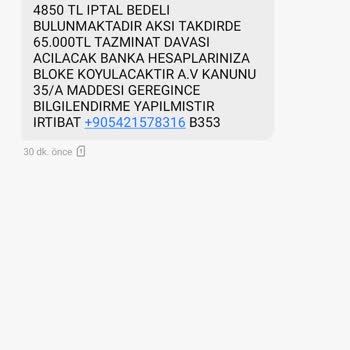 SOYDANSMNLIK (SMS) Haksız İhbar Ve Mağduriyetim Hakkında Şikayetim