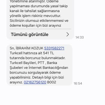 Turkcell Den Şikayetçiyim Tanımadığım İsimler Numaralar İçin Arıyor