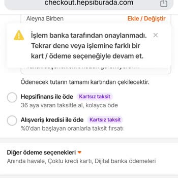 Ziraat Bankası Ziraat Genç Kart İşlem Banka Tarafından Onaylanmadı