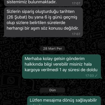 Dharmacaim Online Sitesi 1 Aydan Fazladır Ürünümü Yollamadı