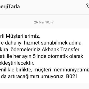 Kainat Enerji Söz Verilen Ödeme Yapılmadı