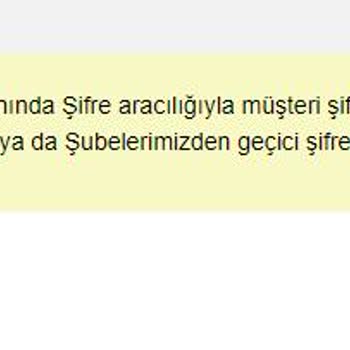 İş Bankası Anında Şifre Sorunu