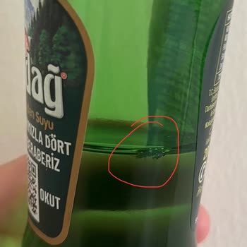 Uludağ İçecek Uludağ Maden Suyunun İçinden Bir Şey Çıktı