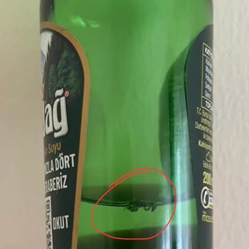 Uludağ İçecek Uludağ Maden Suyunun İçinden Bir Şey Çıktı