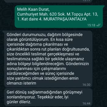 AGT Kurye (aynigunteslim.com) Kredi Kartımı Getirmediler, Evde Yok Diye De Yalan Söylediler