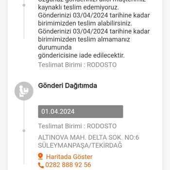 MNG Kargo Ürün Teslimatında Yaşanan Aksaklık Ve Çözüm Beklentisi