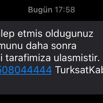 Kablo Net TÜRKSAT Kablo Kurulumu Sebepsiz Erteledi