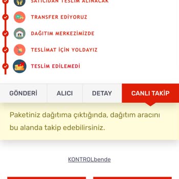 KARGOMsende Kargom İki Gündür Dağıtımda Getirilmiyor
