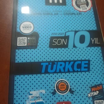 A Yayınları TYT Son 10 Yıl Türkçe