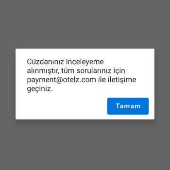 Otelz Cüzdan Para Çekememe