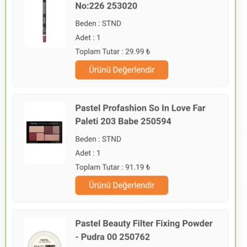 Modamizbir.com Ürünlerim Eksik Geldi