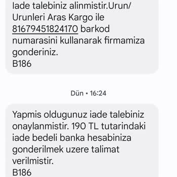 Modanın Işıltısı Para İadesi Yapmıyorlar