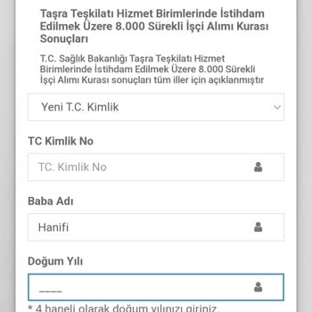 Sağlık Bakanlığı Kura Sonucumuzu Sorgulayamıyoruz