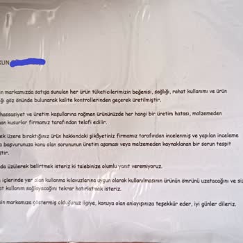 Boyner Calvin Klein Kusurlu Bot İade/tadilat Reddi