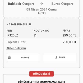 Kaptanoğlu Seyahat Sefer Tarihi Değiştirilip Bana Bilgi Ve Arama Gelmemesi.