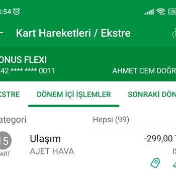 Ajet Kayıp Uçak Bileti