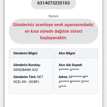 Kuryenet Teslim Şikayeti Yaşıyorum