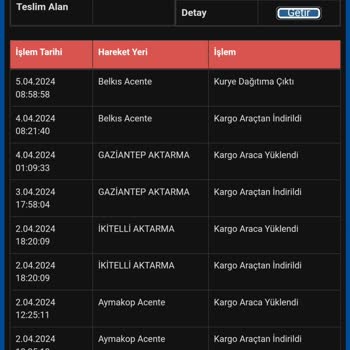 Sürat Kargo Belkız Şube Teslimatı