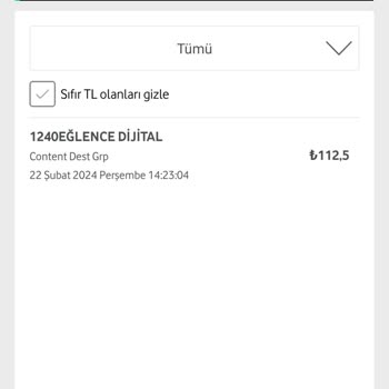 Vodafone Faturasına İzinsiz Yansıyan Tutarların İadesi Talebi