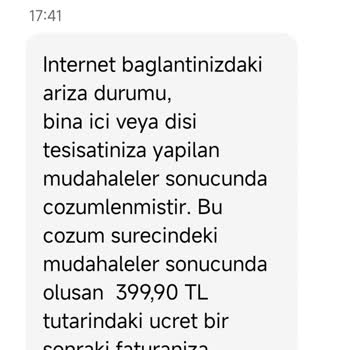 Millenicom Haksız Arıza Talebi.