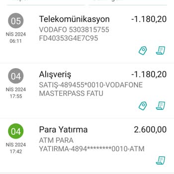 Vodafone Para İadesi Nin