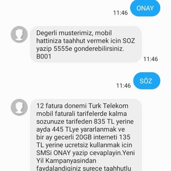 Türk Telekom Kendi Hatasından Dolayı Fazla Parayı Bizden Talep Etmesi
