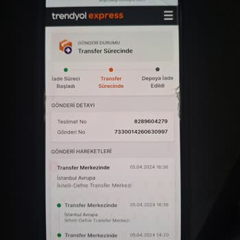 Trendyol Express Kargomu Teslim Etmedi