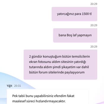 Onwin Bahis 36 Saatte Yarım Yatan Çekim Talebi!