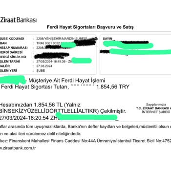 Türkiye Hayat Emeklilik Paramızı Geri Ödemiyor!