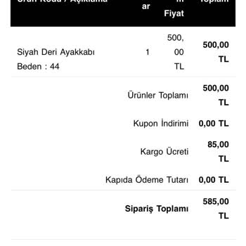 Semih Kurtulmuş Moda Ürün Göndermiyor. İade Yapmıyor