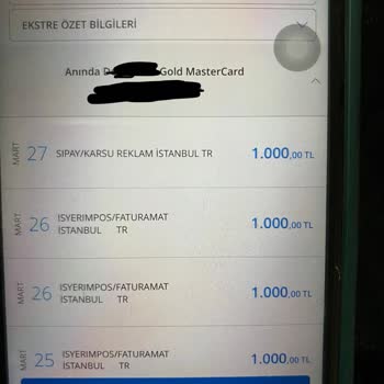 Sipay A. Ş. İzinsiz Para Çekimi