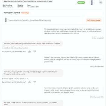 Hepsiburada Ve Yunusoğlu Home Hasarlı Gelen Buzdolabını İade Almıyor